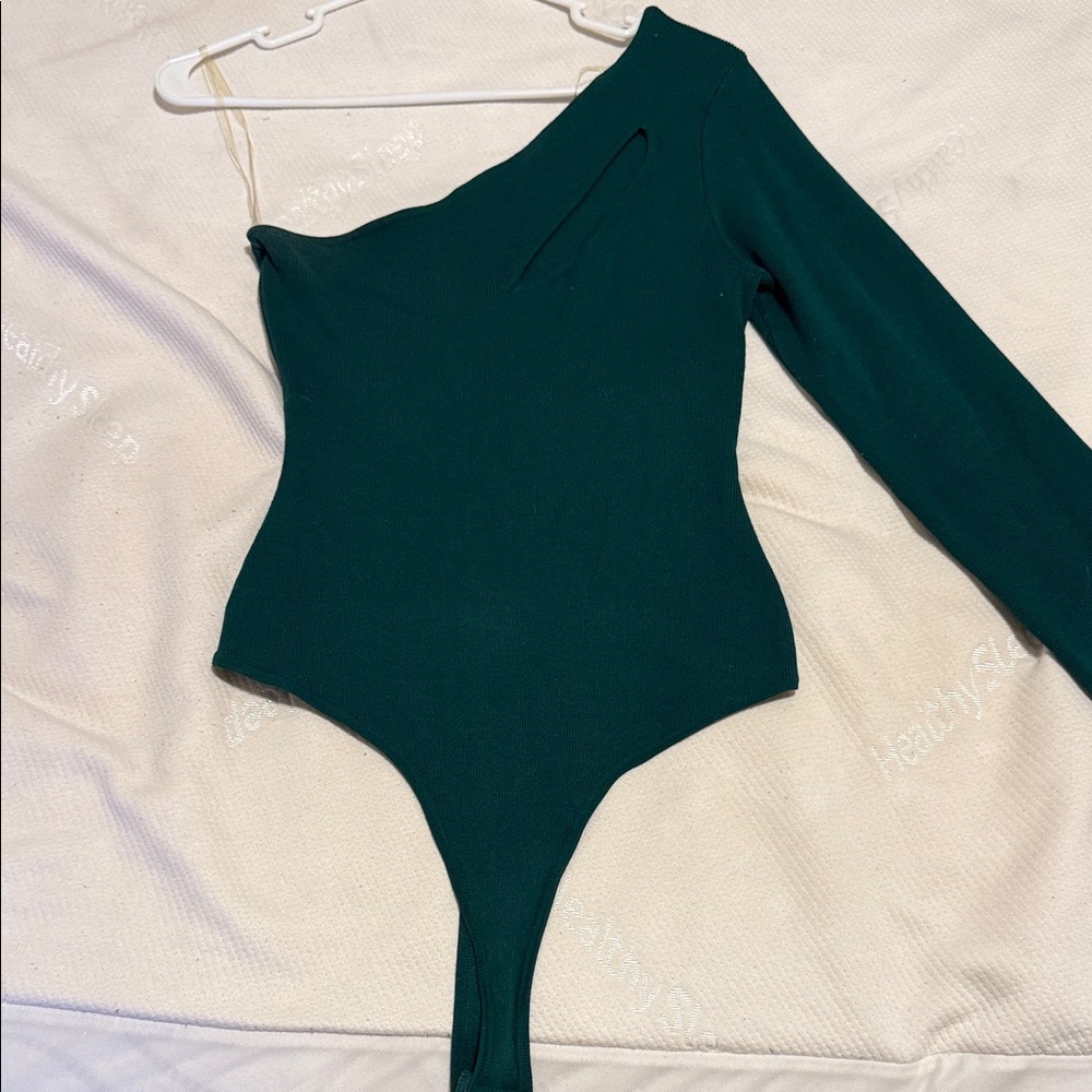 Women’s Asymmetrical Bodysuit - Green